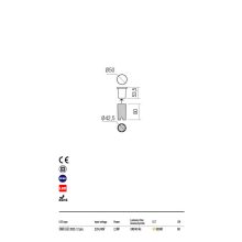 Redo Kültéri falba süllyesztett lámpa XPI 90042