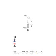 Redo Kültéri falba süllyesztett lámpa XPI 90044
