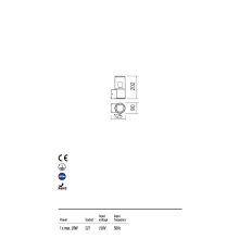 Redo Kültéri fali lámpa FRED 90115