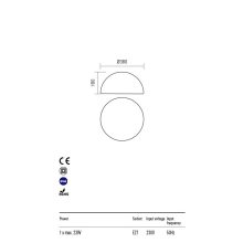 Redo Kültéri álló lámpa BLOB 90167