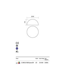 Redo Kültéri álló lámpa BLOB 90168