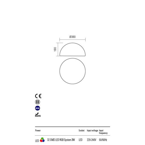 Redo Kültéri álló lámpa BLOB 90168