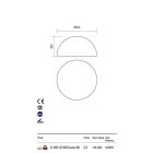 Redo Kültéri álló lámpa BLOB 90170