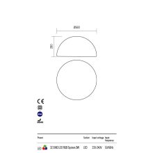 Redo Kültéri álló lámpa BLOB 90170