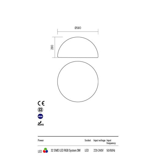Redo Kültéri álló lámpa BLOB 90170