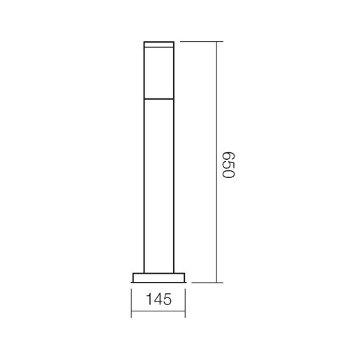 Redo SML Kültéri álló lámpa 9017 COLONNA