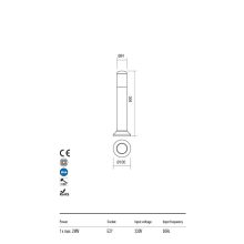  Redo OUT Kültéri álló lámpa 90240 PENCIL