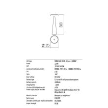  Redo OUT  Kültéri asztali lámpa 90336 TAO