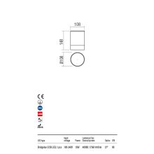  Redo OUT Kültéri mennyezeti lámpa 90359 XILO