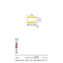  Redo OUT Kültéri fali lámpa 90384 KAMAL