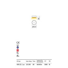  Redo OUT Kültéri mennyezeti lámpa 90412 LOG