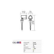 Redo OUT Kültéri leszúrható lámpa 9041 FELIX
