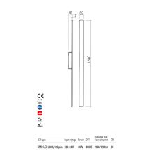  Redo OUT Kültéri fali lámpa 90431 REFLEXA