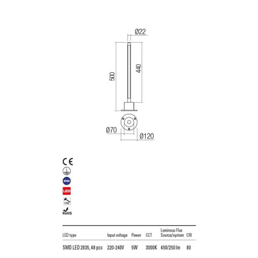  Redo OUT Kültéri álló lámpa 90434 WIKI