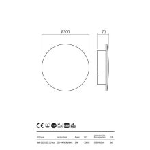  Redo OUT Kültéri fali lámpa 90551 TANIT