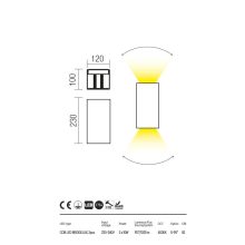  Redo OUT Kültéri fali lámpa 90569 VARY