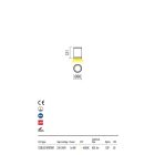 Redo OUT Kültéri mennyezeti lámpa 9064 Eta