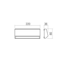 Redo Kültéri fali lámpa 90680 ANDER