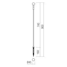 Redo Kültéri leszúrható lámpa 90693 TORCH