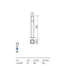 Redo OUT Kültéri álló lámpa 9075 CRAYON