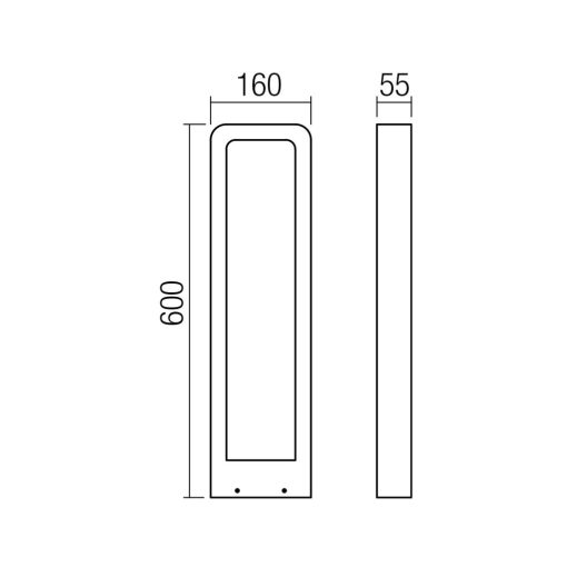 Redo Kültéri álló lámpa 90765 RADEON