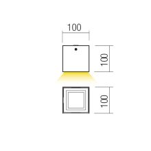 Redo Kültéri mennyezeti lámpa 90793 HUB