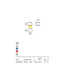 Redo OUT Kültéri fali lámpa 9080 Beta