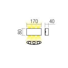 Redo Kültéri fali lámpa 90823 FABO