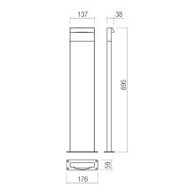 Redo Kültéri álló lámpa 90835 POLIFEMO