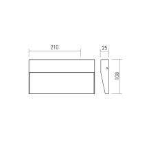 Redo Kültéri fali lámpa 90845 LANDER