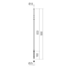 Redo Kültéri leszúrható lámpa 90883 TORCH
