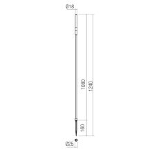 Redo Kültéri leszúrható lámpa 90886 TORCH
