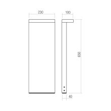 Redo Kültéri álló lámpa 91036 KANT