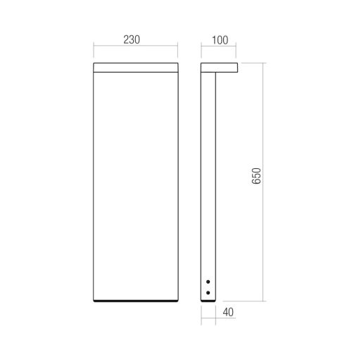 Redo Kültéri álló lámpa 91036 KANT