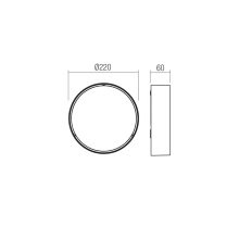 Redo Kültéri mennyezeti lámpa 91043 NOX