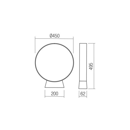 Redo Kültéri álló lámpa 91066 ONIRO
