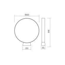 Redo Kültéri álló lámpa 91070 ONIRO