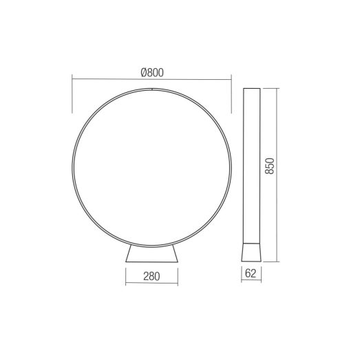 Redo Kültéri álló lámpa 91073 ONIRO