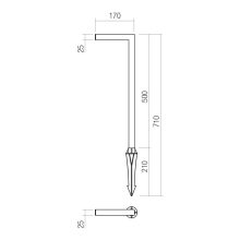 Redo Kültéri leszúrható lámpa 91079 ARMIN