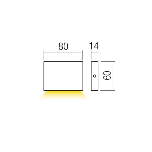 Redo Kültéri lépcsővilágítás 91084 ZIPPER