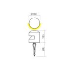 Redo Kültéri leszúrható lámpa 91097 CLIFF