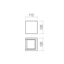 Redo Kültéri fali lámpa 91145 PETRA