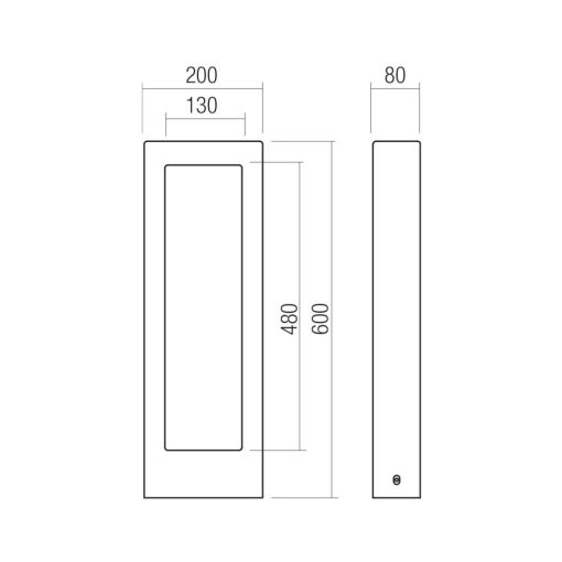 Redo Kültéri álló lámpa 91164 SANDER