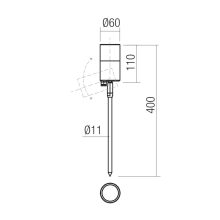 Redo Kültéri leszúrható lámpa 91169 STAKE