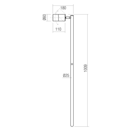 Redo Kültéri álló lámpa 91171 STAKE