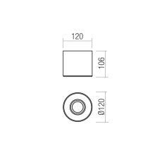 Redo Kültéri mennyezeti lámpa 91187 FUNN