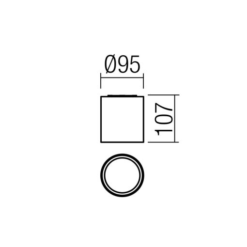 Redo Kültéri mennyezeti lámpa 91208 XIA