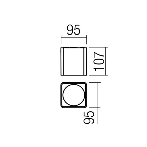 Redo Kültéri mennyezeti lámpa 91214 XIA