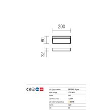 Redo OUT Kültéri fali lámpa 9153 EVEN