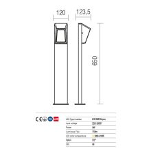 Redo OUT Kültéri álló lámpa 9168 ARGES